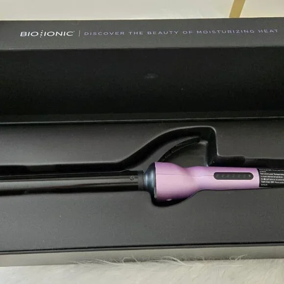 BIO IONIC Long Barrel Styler, 1" Curling Iron w/Moisture Heat Technology- NEW! - Picture 2 of 8